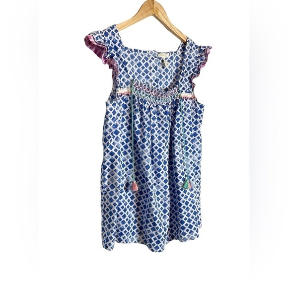 Matilda Jane | Wandering Waters Top Sleeveless Pullover Tassels EUC - Picture 3 of 7